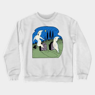 Ghost night rejection Crewneck Sweatshirt